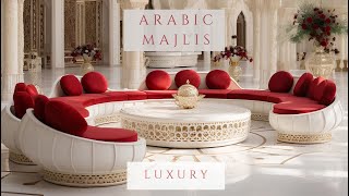 12 Beautiful Arabic Majlis seating interior design ideas for men and women  Luxury Dewaniya designs [upl. by Nabe211]