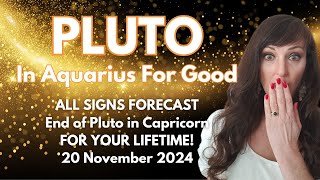 HOROSCOPE READINGS FOR ALL ZODIAC SIGNS  Pluto in Aquarius FOR GOOD [upl. by Nidnal]