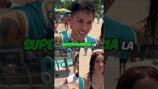 ¡24 Horas en un Parque Acuático con Kim y Juanito jukilop shorts viral [upl. by Pigeon368]