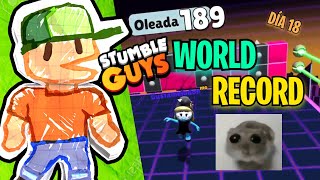 🥵DIA 18 HACIENDO RECORD EN BLOCK DASH🔥 STUMBLE GUYS EN VIVO🔴 [upl. by Ahsenit157]