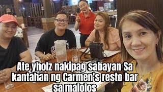 Ate Yholz naki jamming sa banda ng Carmen’s Resto Bar sa Malolos [upl. by Isola998]