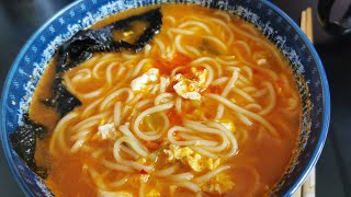 Instant Nissin spicy Ramen [upl. by Daune]