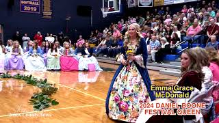 Emma McDonald 2024 Daniel Boone Festival Queen [upl. by Etnaihc284]