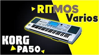 Ritmos KORG PA50  Varios Ritmos para Teclados Korg Pa60 Pa80 Microarranger Liverpool Pa500 Pa800 [upl. by Ernestine]