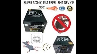 Mouse Repellent Noise x2 Wall penetrationd NO ADS Ultrasonic Rat Repellent Sound [upl. by Lezti]