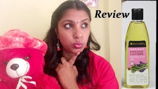 Review and demo Soulflower rosemary lavender healthy hair oil [upl. by Acireit]