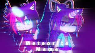 Meteorite meme remake  MLP Gacha Club  Twilight Sparkle amp Midnight Sparkle [upl. by Horace]