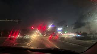 Night driving tour of entering Biloxi Mississippi [upl. by Kall]