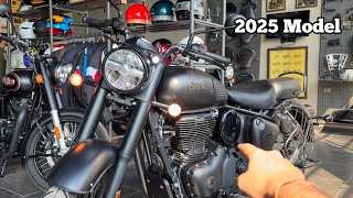 2025 All New Royal Enfield Classic 350 Stealth Black Full Review  Exhaust Sound amp On Road Price [upl. by Adnovay641]