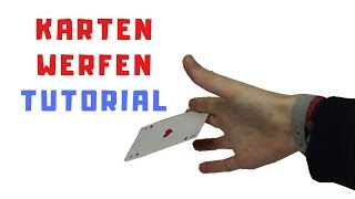 Karten werfen  Tutorial [upl. by Boarer897]