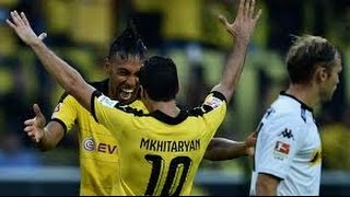 Henrikh Mkhitaryan GOAL Europa League Odds GrenlandBorussia Dortmund20082015 [upl. by Kursh]