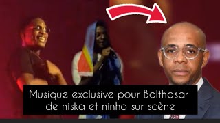 NISKA FAIT UNE DÉDICACE A BALTHAZAR SUR SON CONCERT😱 [upl. by Bomke366]