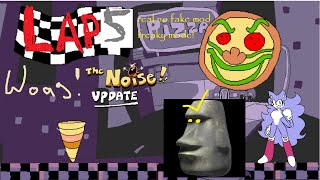 Pizza Tower John Gutter Lap 5 P Rank as the Noise with custom music [upl. by Bryce]