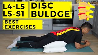 L4 L5  L5 S1 disc bulge best exercise rehabilitation for pain relief [upl. by Boesch580]