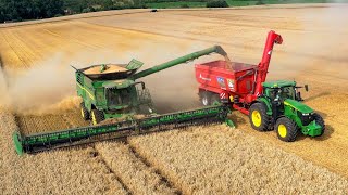 John Deere X9  1450  largest Combine Harvester  in 4K [upl. by Lessig]