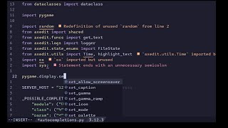 Made a Modal Text Editor for Python [upl. by Aivital610]