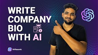 Use AI to Write Your Company About MeCompany Bio in seconds [upl. by Pirbhai230]