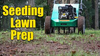 Lawn Seeding and Aeration  Prep and Fix Your Soil When Seeding [upl. by Naor]