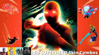 Best RED SUPERHERO Skin Combos For CHAPTER 5 [upl. by Ginsberg764]