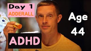 My First Day on Adderall for ADHD age 44 [upl. by Ecerahc]