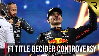 F1s huge Max Verstappen vs Lewis Hamilton Abu Dhabi GP controversy explained [upl. by Eile218]