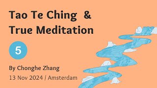 Tao Te Ching and True Meditation profound talks deep conversations QampA  November 13 Amsterdam [upl. by Annaehr788]