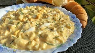 Delicious Egg Salad for every Occasion💯🤩 Výborný Vajíčkový šalát na každú príležitosť  Cesminaz [upl. by Euginomod]