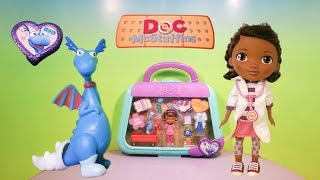 DOC MCSTUFFINS On The Go Toy Playset Unboxing and Review [upl. by Irroc730]