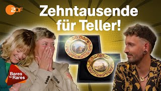 Historischer Verkauf Diese zwei Sèvres Teller waren selbst Königen zu teuer  Bares für Rares XXL [upl. by Htessil531]