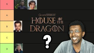 House Of The Dragon Tier List [upl. by Samoht]