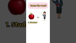 Guess the word guess guesstheemoji shorts quiz learnenglish words learnwords [upl. by Susi285]