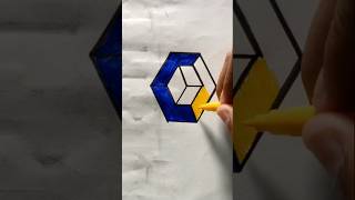 3d illusion drawingart 3ddrawing drawing [upl. by Ennaesor]