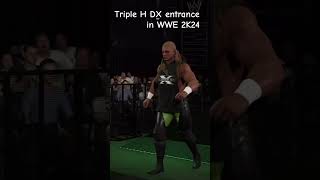 Triple H DX entrance in WWE 2K24 [upl. by Eseenaj]