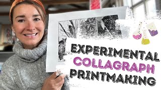 Experimental Collagraph Printmaking  Part 1 [upl. by Giarc]