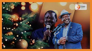 Raila Odinga attends Christmas church service in Bondo [upl. by Handler]