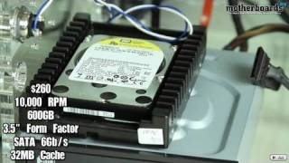 Western Digital 600GB Velociraptor 10000 RPM Hard Drive Review amp Benchmarks [upl. by Adnorrahs]