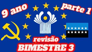 REVISÃO 9º ANO 3º BIMESTRE GEOGRAFIA PARTE 1 [upl. by Lirret369]