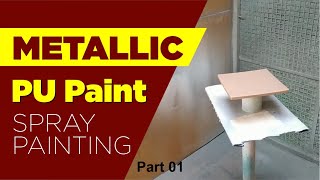 Metallic PU Paint  Spray Painting  Painting Services near me  Interior Design [upl. by Cassady]