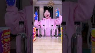 Shake drink challenge which color is unlucky 😂 FunnyFamily PartyGames [upl. by Yruj29]