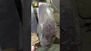 Part 14 HandmadeStone StoneArt StoneCraft HandcraftedStone StoneArtist Short [upl. by Calesta]