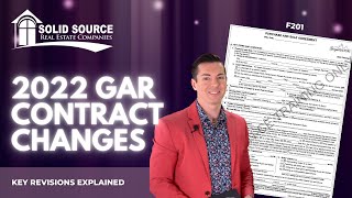 2022 GAR Contract Forms Changes [upl. by Atsirk614]