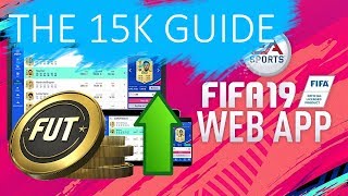 FIFA 19 WEB APP TRADING GUIDE MAKE YOUR FIRST 15K COINS FAST amp EASY [upl. by Plato137]