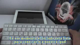 Funda magnética compatible con ipad y el Mini teclado Bluetooth [upl. by Aneloc]