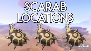 All Scarab Locations Genshin Impact [upl. by Atiram46]