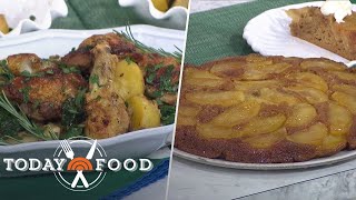 Ciderbraised chicken plus apples and honey cake Get the recipes [upl. by Amaryllis]