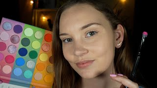 ASMR Friend Doing Your Makeup Realistic Roleplay ❤ [upl. by Ivor979]