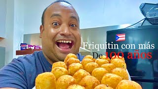 Friquitin El Chevere con más de 100 años y sus famosos Rellenos de papa 🥔  CayeyPuerto Rico 🇵🇷 [upl. by Doowron883]