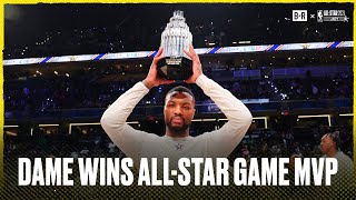 Damian Lillard Wins 2024 NBA AllStar Kobe Bryant MVP Trophy [upl. by Ilse816]