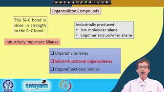 Lecture 45  Organosilicon compounds organoalkoxysilanes [upl. by Noll]