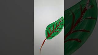 Tree leaf painting tree acrylic shorts painting [upl. by Araem390]